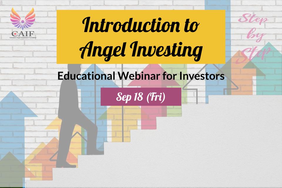 Introduction To Angel Investing Summary Canadian Angel Investment